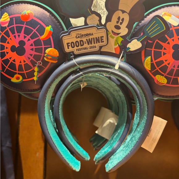 Disney California Adventure Food & Wine Festival Mickey Ears Headband main image 8